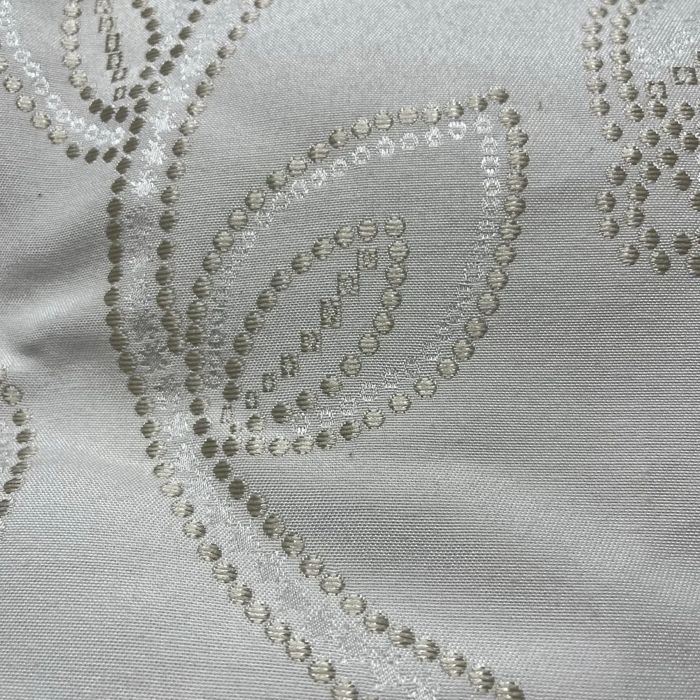 Regal Home Collections Ivory Curtain Embroidered Set Of 3 Lined 50